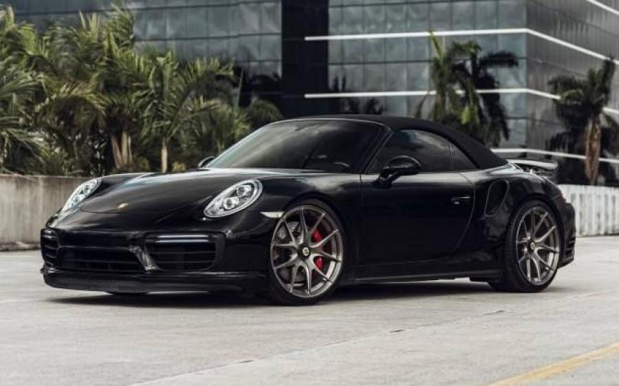 Porsche 911 Turbo S Cabriolet by MC Customs on AG Wheels '2018